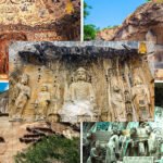 Tượng Phật khắc trên Đá