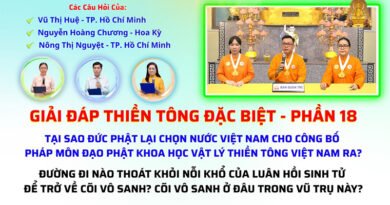 Giải đáp Thiền Tông – Ngày 30/08/2025